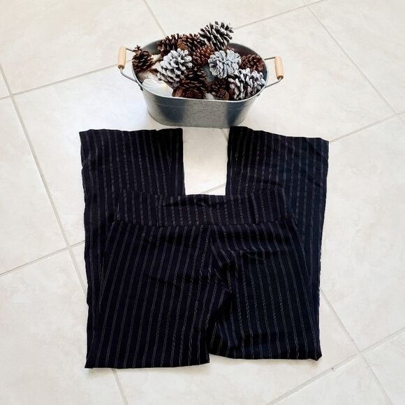 V&X juniors formal black slack pants with white stripes - Picture 9 of 16